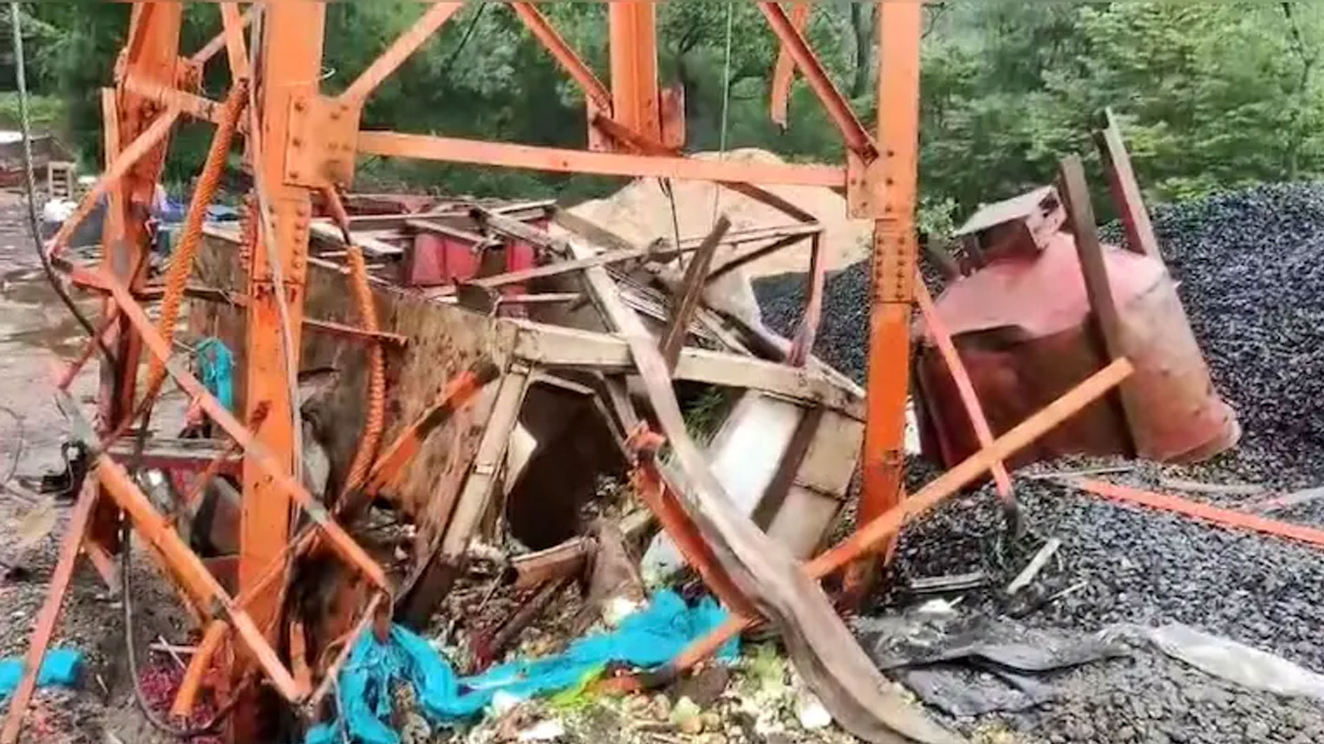 6 Killed After Cable Wire Of Cargo Ropeway Snaps At Pavagadh Hill In Gujarat