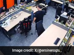 Video: Turkish CEO Throws Flower Pot At Employee After Argument, Issues Apology
