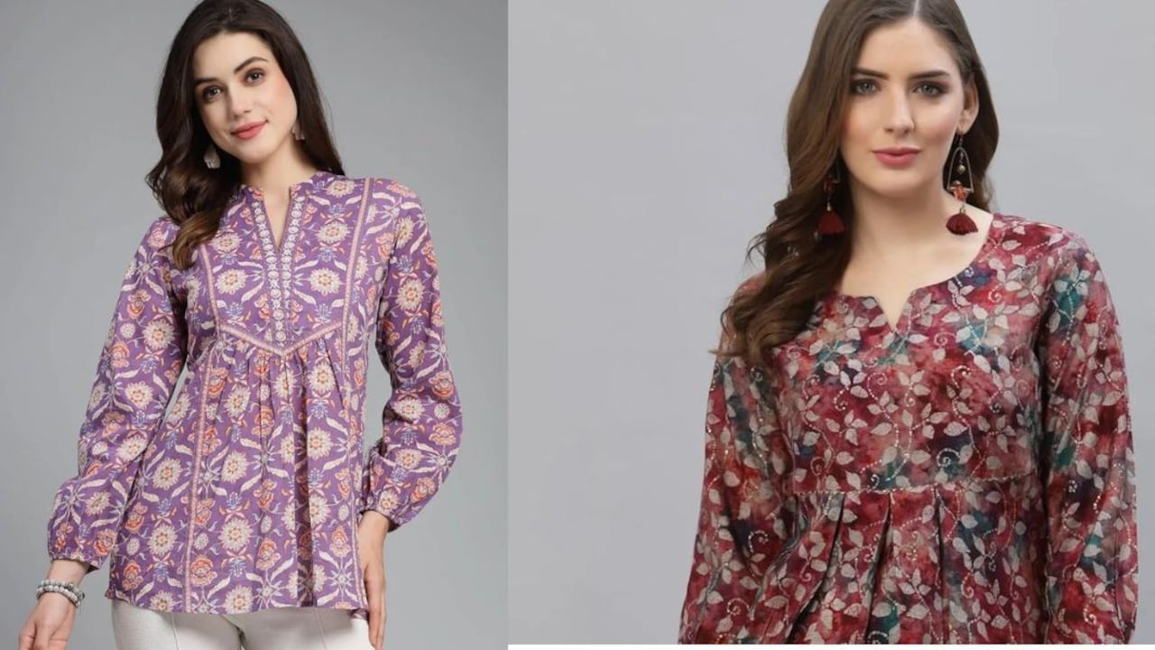 Get yourself these cotton tunics for office and evening outings