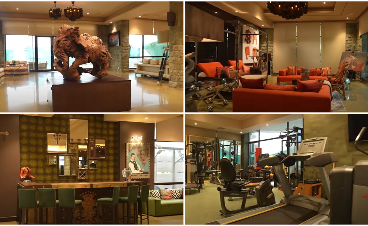 First floor of Shilpa Shettys house. Photo: YT/FarahKhan First floor of Shilpa Shettys house. Photo: YT/FarahKhan