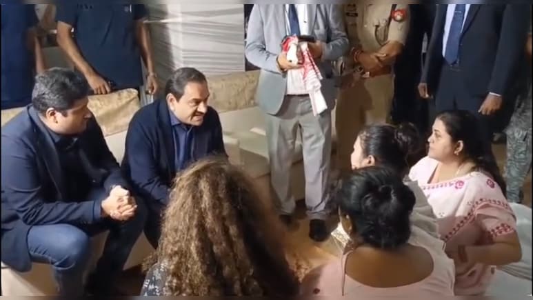 Gautam Adani, Son Visit Zubeen Garg's Home In Guwahati To Pay Homage