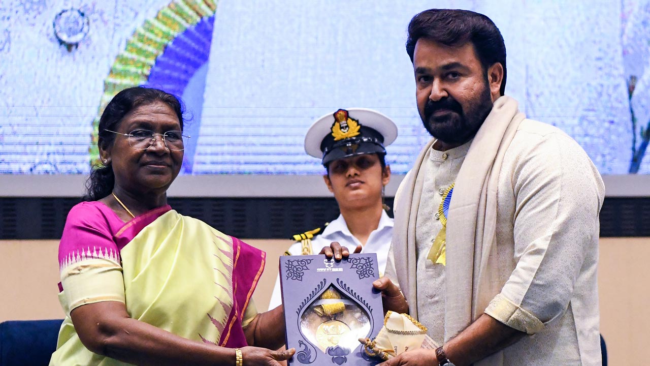 Superstar Mohanlal Honoured With Dadasaheb Phalke Award