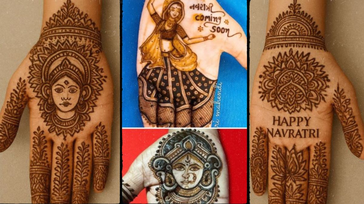 नवरात्रि पर अपने गोरे गोरे हाथों में रचाएं ये AI मेहंदी डिजाइन्स, देख तारीफ करते नहीं थकेंगे लोग