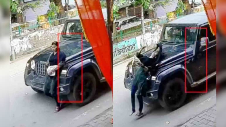 गाजियाबाद में तेज रफ्तार थार ने महिला को उड़ाया, हादसे का CCTV फुटेज देख कांप जाएगी रूह