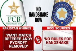 BCCI Breaks Silence On India-Pak 'Handshake' Row: "If There Is No Law..." BCCI Breaks Silence On India-Pak 'Handshake' Row: "If There Is No Law..."