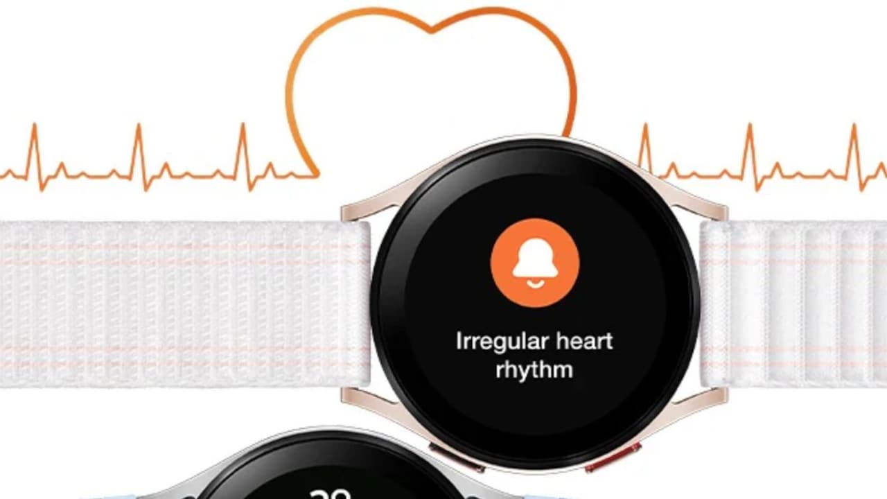 Samsung Galaxy Watch FE irregular heart rhythm alerts and fall detection give you peace of mind.