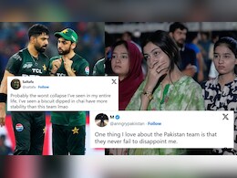 भिगो-भिगोकर मारा... एशिया कप हारने के बाद पाकिस्तानियों ने सोशल मीडिया पर PAK टीम को खूब धोया भिगो-भिगोकर मारा... एशिया कप हारने के बाद पाकिस्तानियों ने सोशल मीडिया पर PAK टीम को खूब धोया