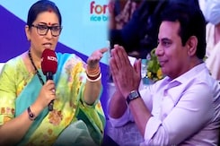 "<i>Woh Haath Jod Ke Baithe Hai</i>": Smriti Irani, KTR's Banter At NDTV's Yuva "<i>Woh Haath Jod Ke Baithe Hai</i>": Smriti Irani, KTR's Banter At NDTV's Yuva