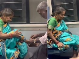 ट्रेन में पत्नी को पायल पहनाते दिखे बुजुर्ग, Video देख यूजर्स बोले- उम्र बदल सकती है लेकिन सच्चा प्यार नहीं