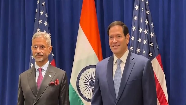 न्‍यूयॉर्क में हुई भारत-अमेरिका के विदेश मंत्रियों की मीटिंग, पुराने अंदाज में मिले जयशंकर और रूबियो 