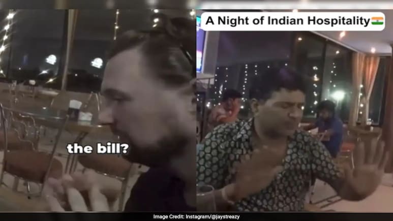 Watch: US Vlogger Experiences Unmatched Indian Hospitality In Viral Dining Encounter Watch: US Vlogger Experiences Unmatched Indian Hospitality In Viral Dining Encounter
