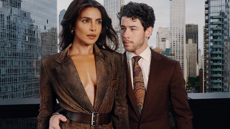 Priyanka Chopra And Nick Jonas Set Couple Style Goals In Matching Brown Outfits At Ralph Lauren Show