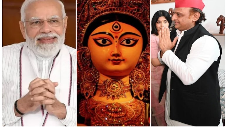 नवरात्रि पर मां चंद्रघंटा की भक्ति में लीन PM मोदी और अखिलेश, शेयर किए माता रानी के भजन