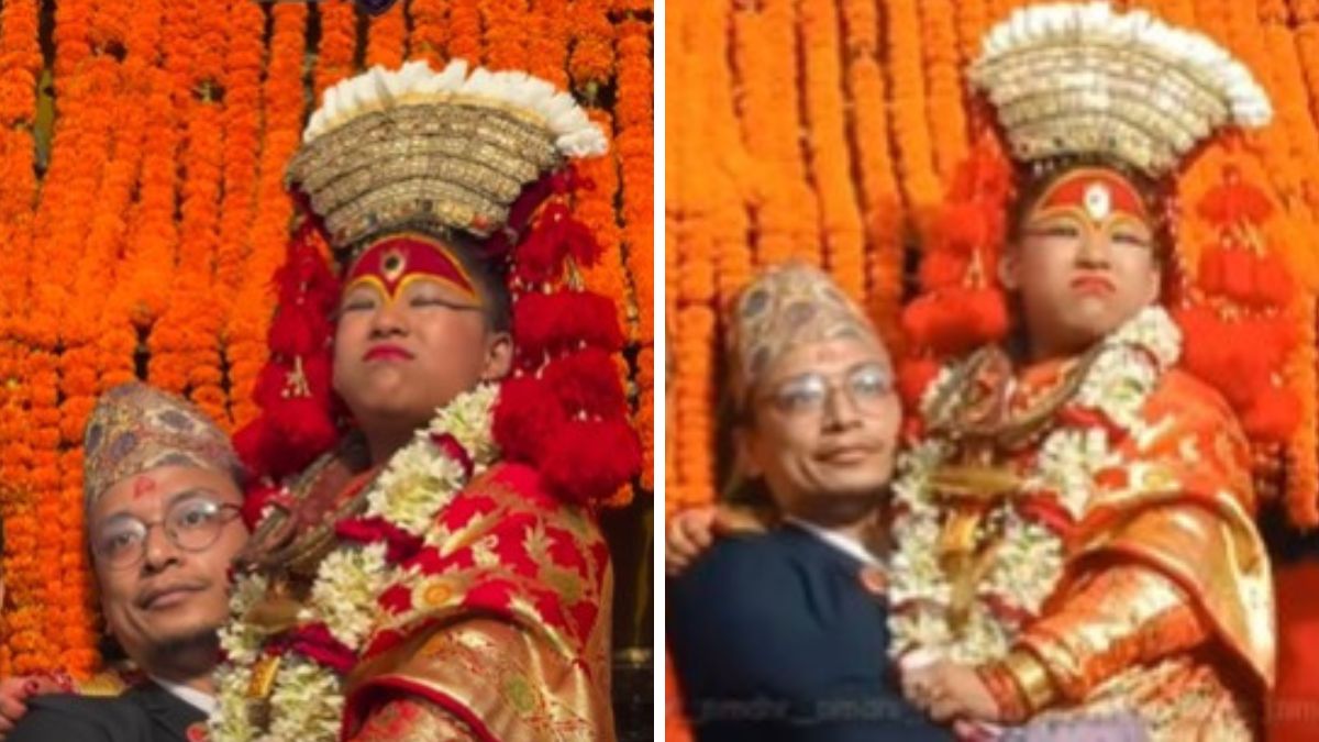 चेहरे पर दर्द! कुमारी देवी ने दिया था नेपाल में 'अनिष्ट' का संकेत? सोशल मीडिया पर दावा कर रहे लोग