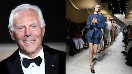 Giorgio Armani's Presence Felt In His Final Emporio Armani Collection At Milan Fashion Week
