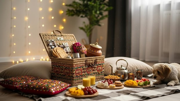 Stuck Indoors On A Rainy Day? Here's How To Plan A Fun Picnic At Home