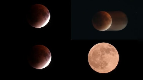 भारत में कुछ ऐसा दिखा 'ब्लड मून', आसमान में दिखा मंत्रमुग्ध नजारा, देखें तस्वीरें