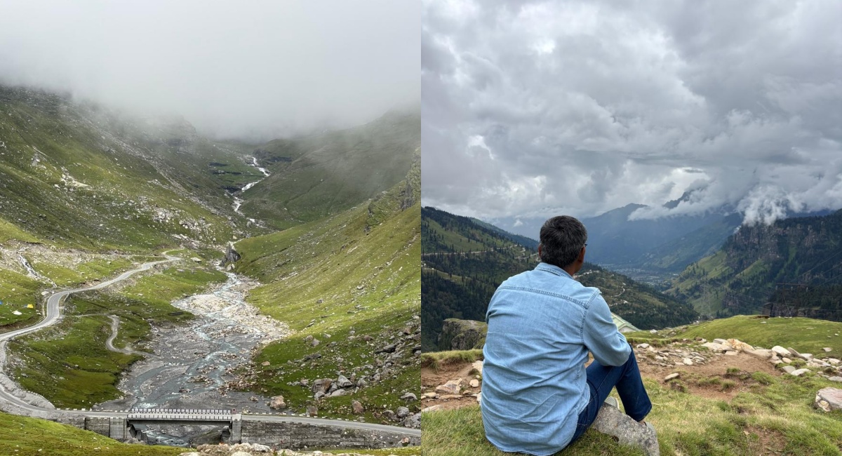 हिमाचल में त्रासदी के बीच कैसे पहुंचे चंडीगढ़ से रोहतांग दर्रा, वहां कैसी दिखी व्यास नदी 