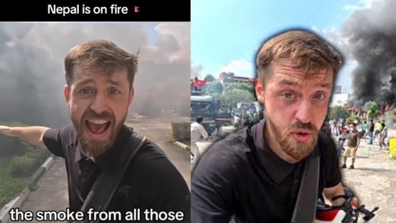 How A British Travel Vlogger Shot The Nepal Gen Z Protests And Went Viral With 5 Million Views