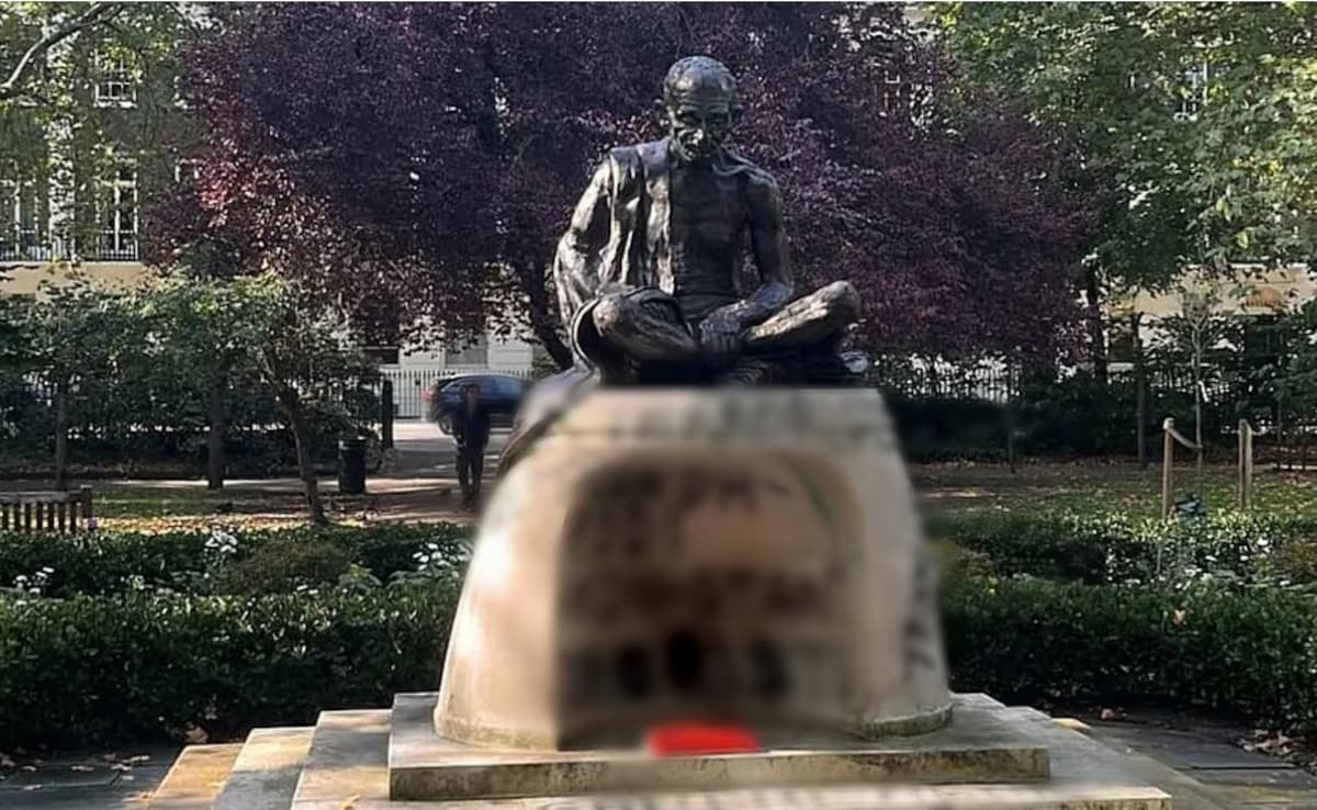 Iconic Gandhi Statue Near London University Vandalised, India Reacts
