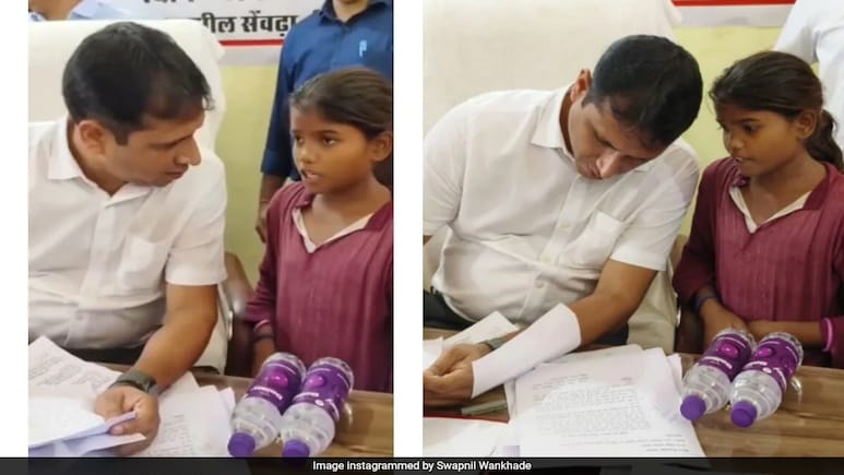 IAS Officer Promises Orphan Girl's Education, Video Of Their Warm Interaction Wins Hearts IAS Officer Promises Orphan Girl's Education, Video Of Their Warm Interaction Wins Hearts