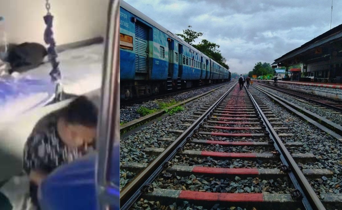 ट्रेन तुम्‍हारी नहीं है... ट्रेन के एसी कोच में सिगरेट पी रही थी महिला, रोका तो हुआ जमकर बवाल, वीडियो वायरल