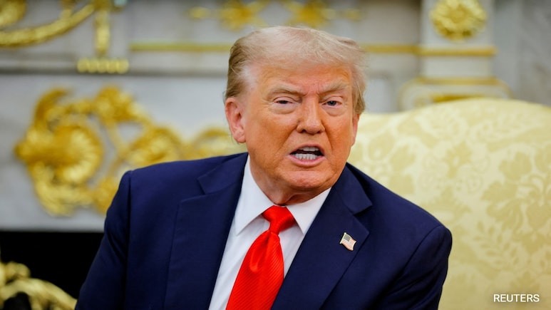 Why No Action Against Russia? Trump Snaps At Reporter With "India" Reply Why No Action Against Russia? Trump Snaps At Reporter With "India" Reply