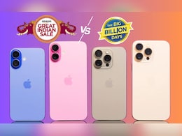 Amazon vs Flipkart Sale 2025: iPhone 50 हजारांपर्यंत स्वस्तात खरेदी करण्याची संधी, चेक करा डिटेल्स Amazon vs Flipkart Sale 2025: iPhone 50 हजारांपर्यंत स्वस्तात खरेदी करण्याची संधी, चेक करा डिटेल्स