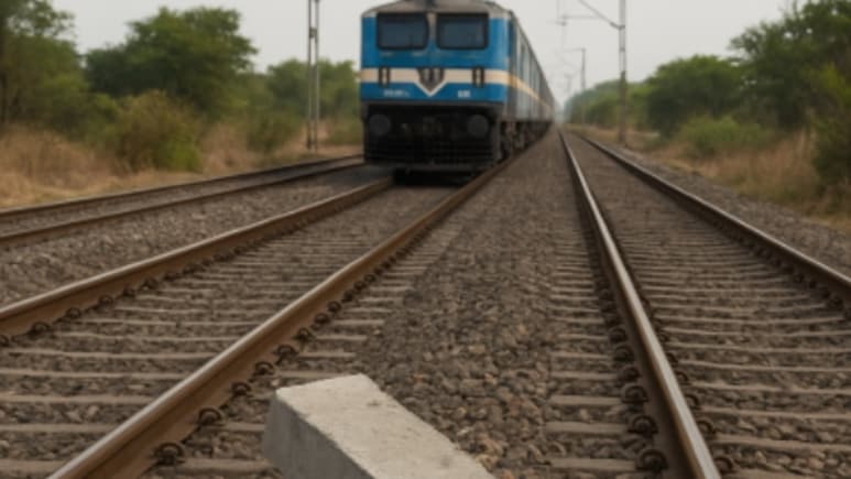 Rajasthan: सिरोही में बदमाशों ने रेल लाइन पर रखा सीमेंट का खंबा, अरावली एक्सप्रेस ट्रेन के इंजन से टकराया