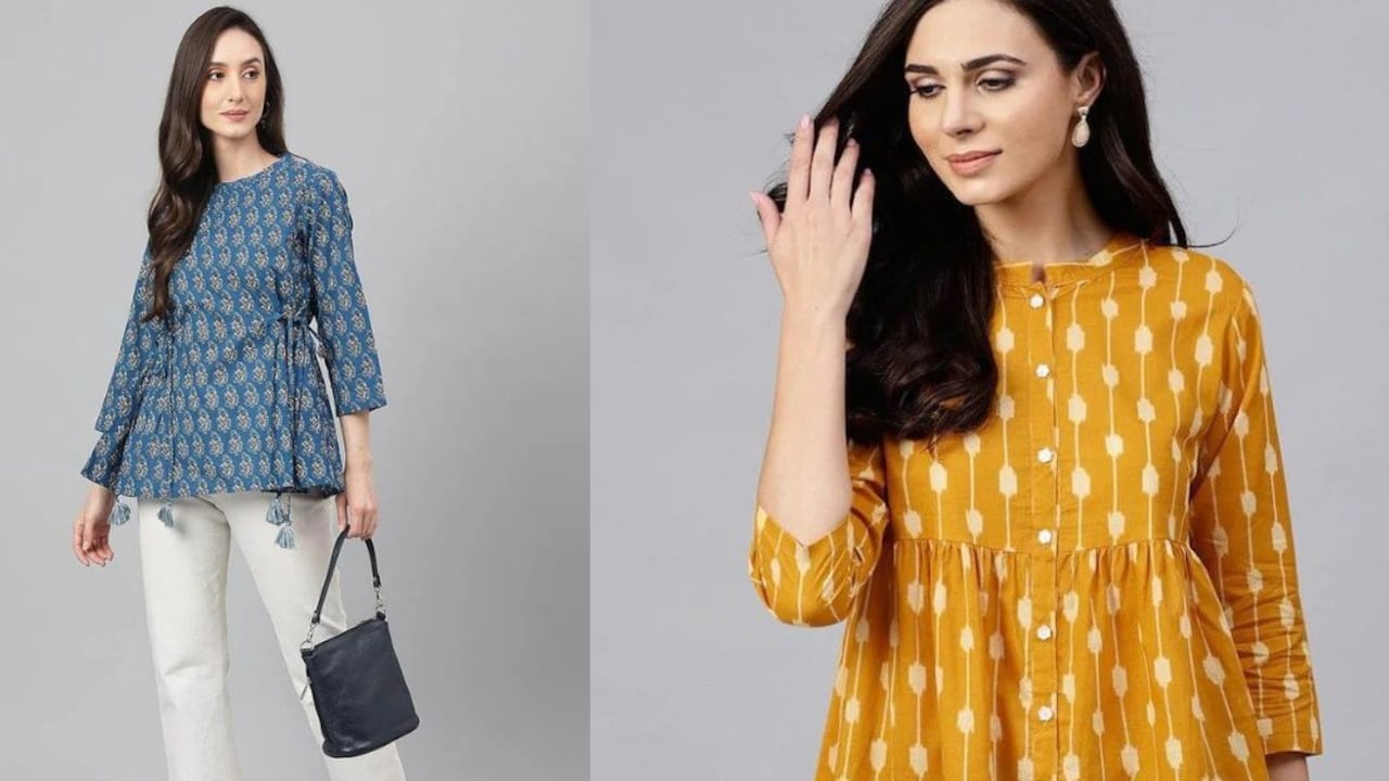 Get yourself these cotton tunics for office and evening outings