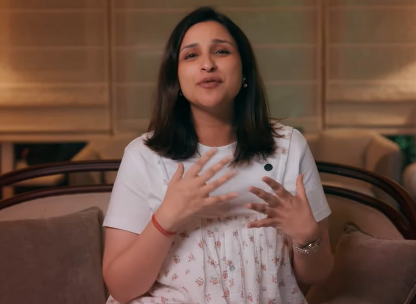 पहली बार दिखा परिणीति चोपड़ा का बेबी बंप, यूट्यूब वीडियो में दिखी झलक
