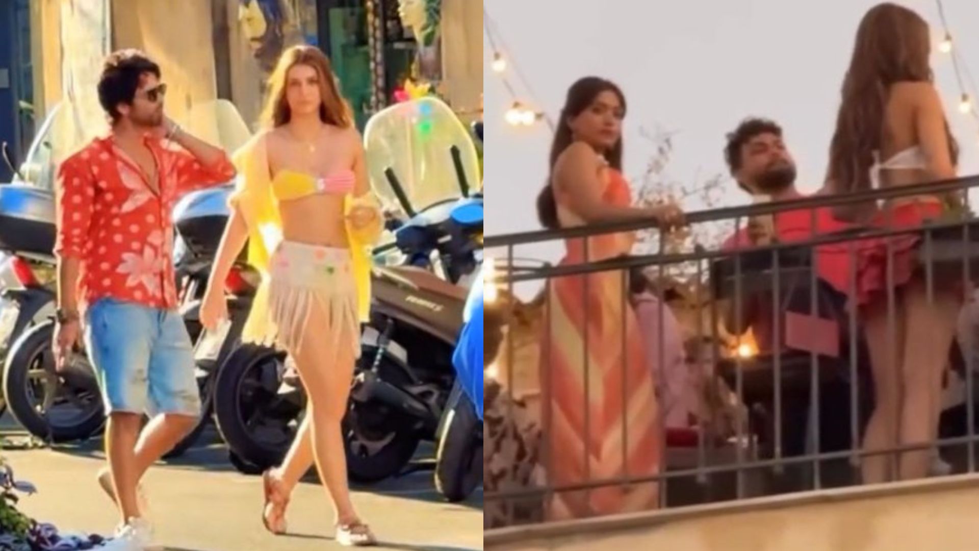 <i>Cocktail 2</i>: Shahid Kapoor, Kriti Sanon And Rashmika Mandanna Spotted Filming In Italy, Video Goes Viral