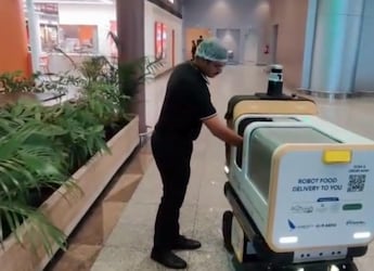 Hyderabad Airport Launches Robot That Brings Meals Directly To Passengers