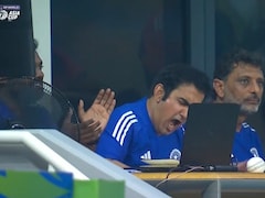 Gautam Gambhir's Reaction Cannot Be Missed As Tilak Varma Smokes Haris Rauf Into Dubai Night Sky. Watch