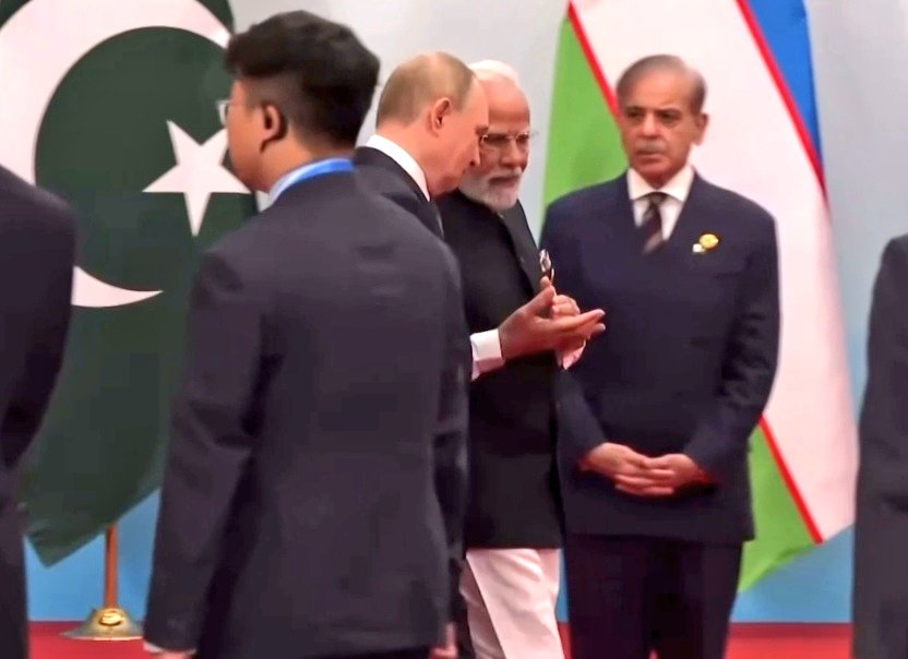 Shehbaz Sharif Snubbed? Pak PM On Sidelines As PM Modi, Putin Walk Past