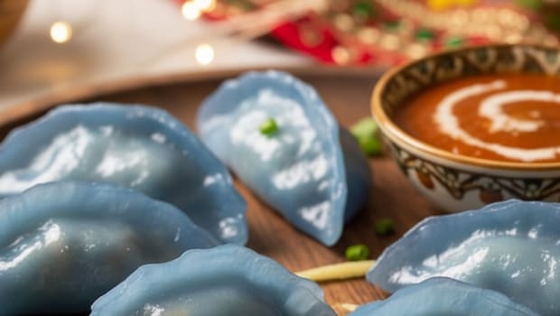 Would You Try Blue Momos During Navratri Fasting? Recipe Inside