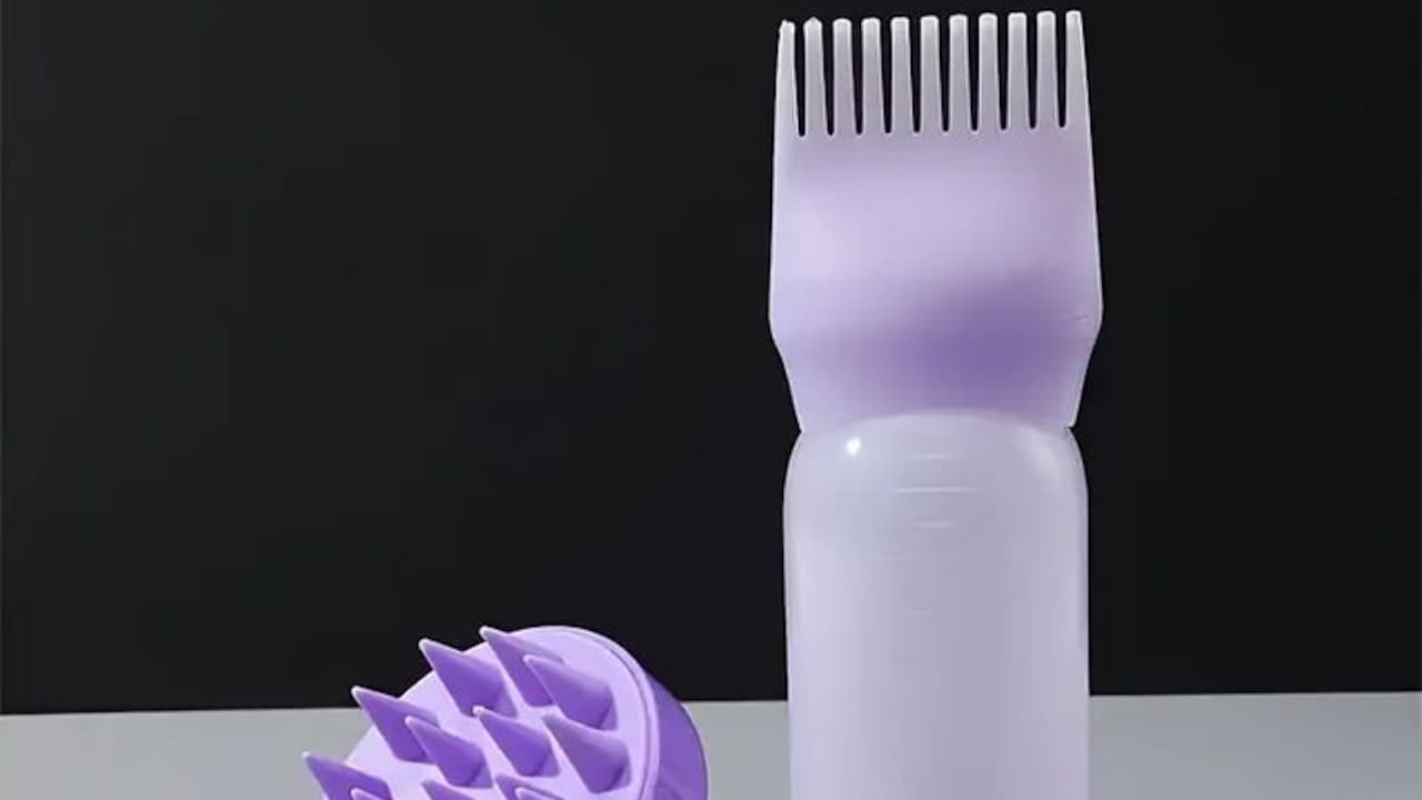 Get oil dispenser comb to nourish your scalp and hair