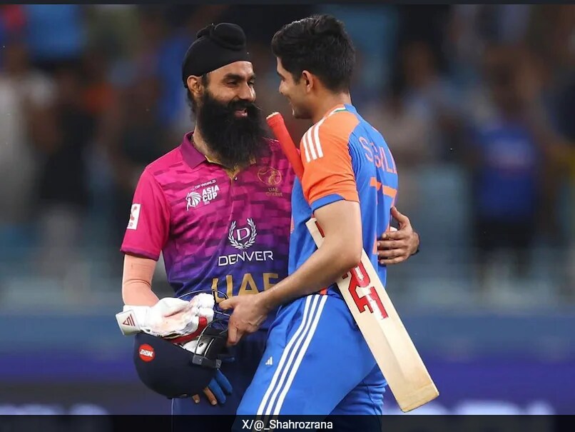 Shubman Gill's Gesture For UAE Bowler, Also A Childhood Friend, After Match-Winning Four Wins Hearts