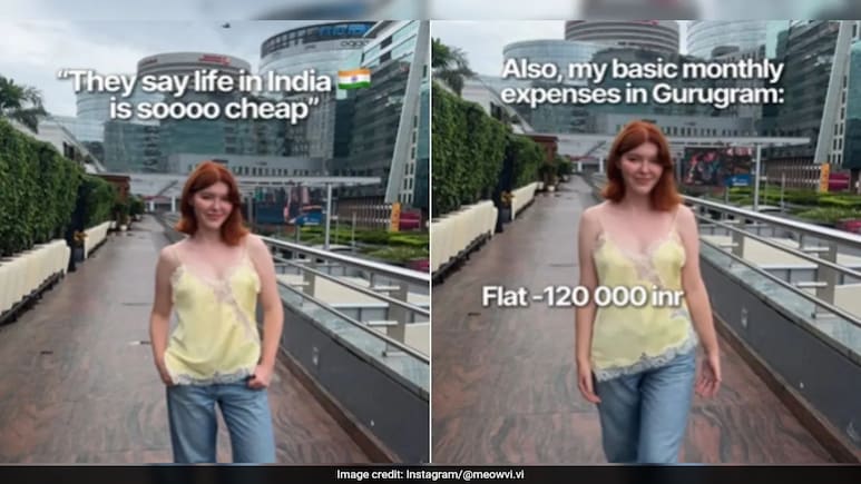 Russian Woman Claims She Pays Rs 1.2 Lakh For 1 BHK In Gurugram: "To Maintain A Good Lifestyle..." Russian Woman Claims She Pays Rs 1.2 Lakh For 1 BHK In Gurugram: "To Maintain A Good Lifestyle..."