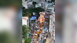 Telangana Chief Minister Inspects Ganesha Idols Immersion At Hyderabad Lake