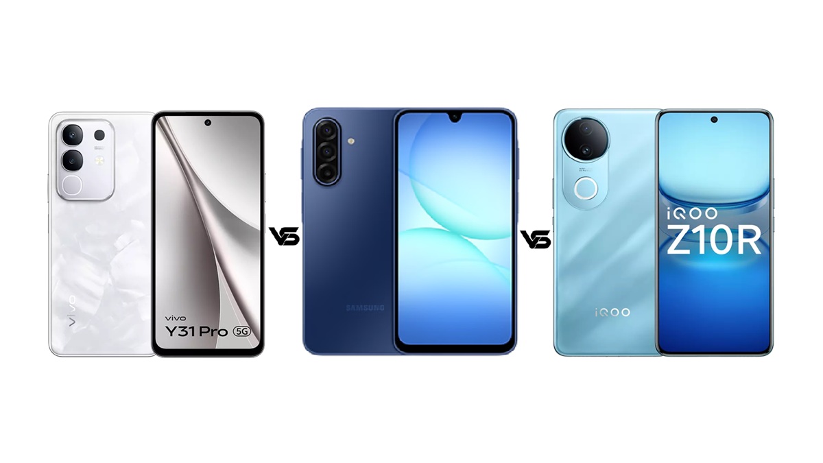 Vivo Y31 Pro 5G vs Samsung Galaxy A17 5G vs iQOO Z10R 5G: कौन सा फोन है बेस्ट