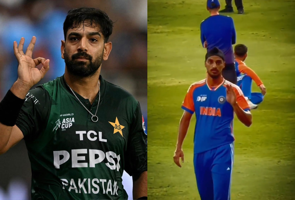 Rauf's Provocative Gestures Get Epic Response From Arshdeep - Video Viral