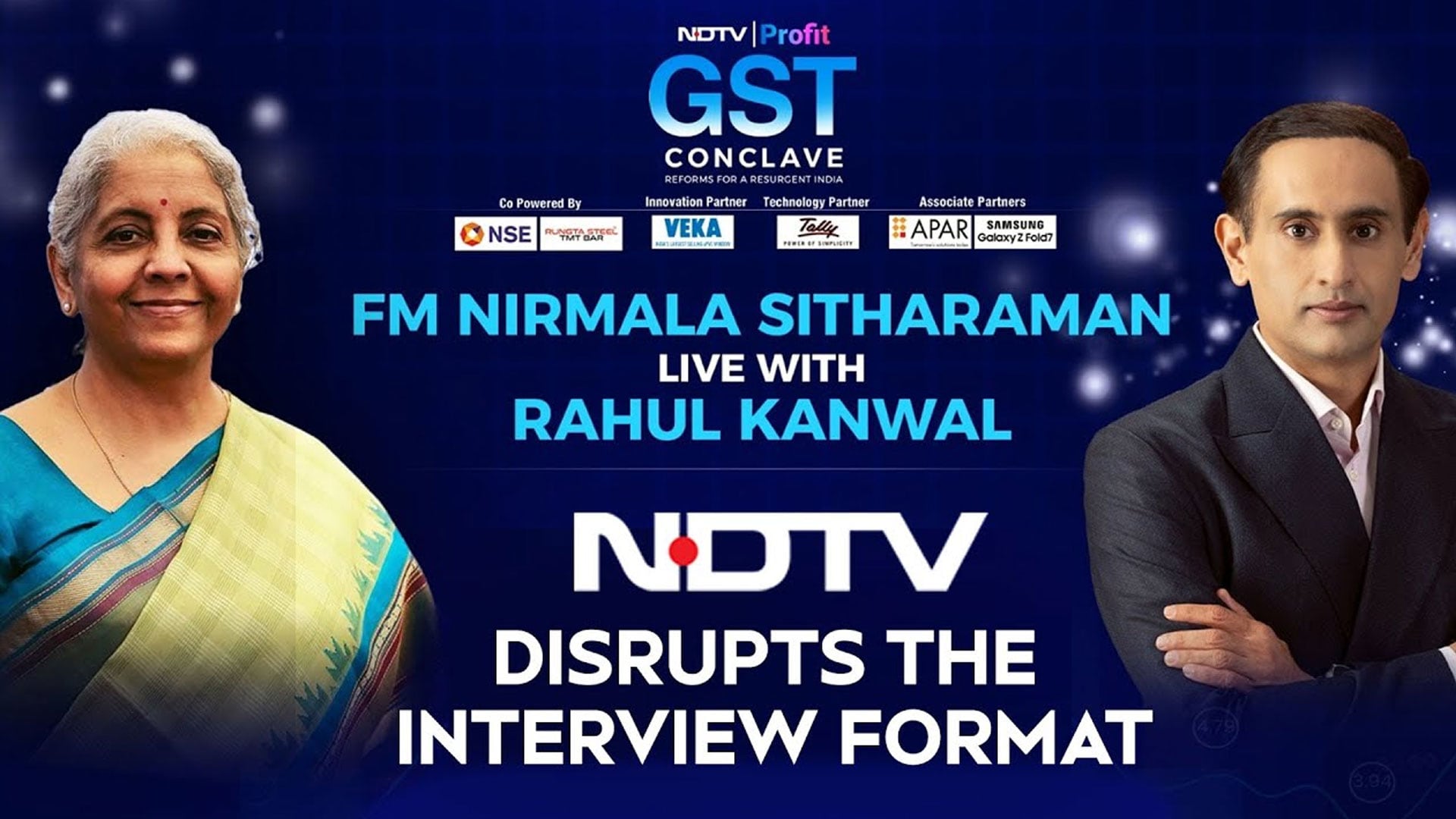 NDTV GST Conclave: FM Nirmala Sitharaman In An Exclusive Conversation With NDTV CEO Rahul Kanwal