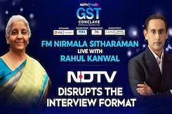NDTV GST Conclave: FM Nirmala Sitharaman In An Exclusive Conversation With NDTV CEO Rahul Kanwal NDTV GST Conclave: FM Nirmala Sitharaman In An Exclusive Conversation With NDTV CEO Rahul Kanwal