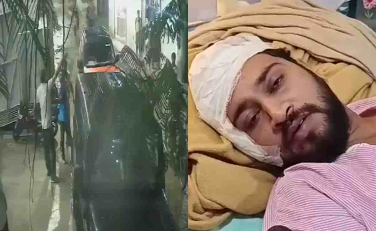 नाली विवाद को लेकर मारपीट, युवक को मोटरसाइकिल से कुचलने की कोशिश, पुलिस पर FIR न दर्ज करने का आरोप