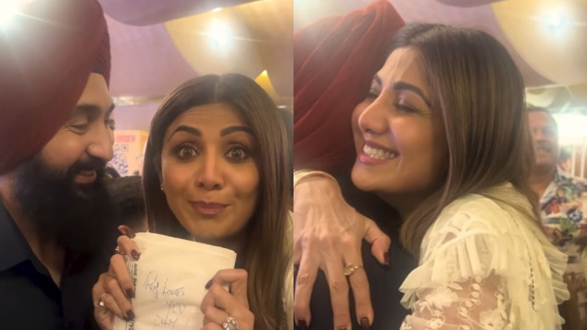 Shilpa Shetty Gets Her First Autograph From "Forever Hero" Raj Kundra Ahead Of His Punjabi Debut Film <i>Mehar</i>