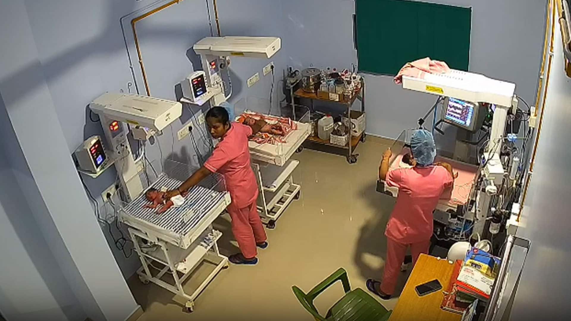 Video Shows Moment When Earthquake Struck Assam Hospital