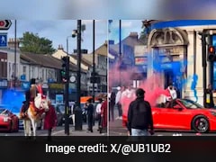 Luxury Cars, Smoke bombs, Honking: Viral Video Of <i>Baraat</i> In London Sparks Debate