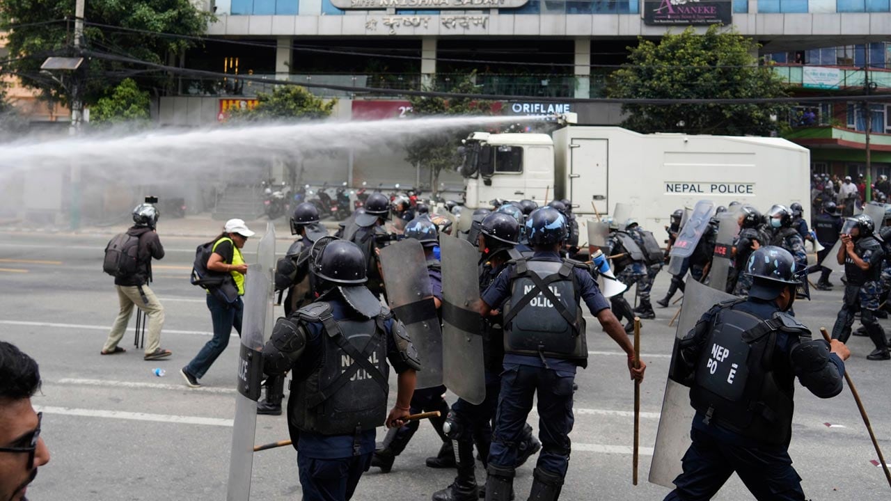 Video: Ground Report: Thousands Of Youth Hit The Streets In Nepal Over Social Media Ban