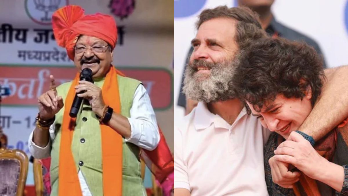Kailash Vijayvargiya Sparks Row With Remark On Rahul-Priyanka Gandhi Bond